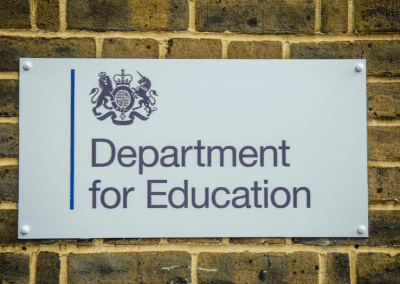 DEpt of Education sign