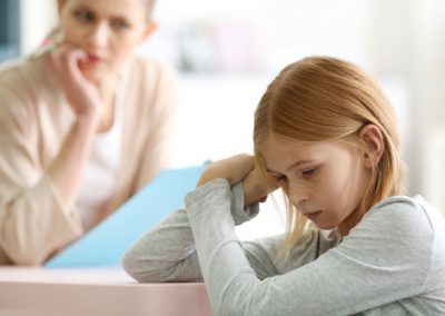 Sad,Teenager,Girl,In,Child,Psychologist's,Office